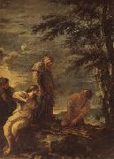 Salvator Rosa Democritus and Protagoras oil painting